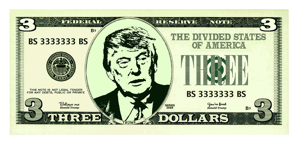 3 dollar bill