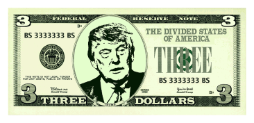 3 dollar bill