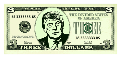 3 dollar bill