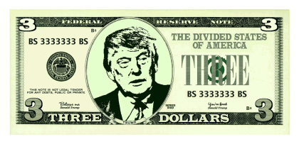 3 dollar bill